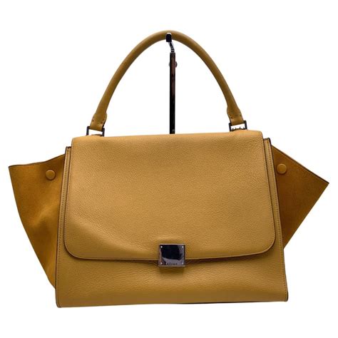 celine yellow box bag|yellow celine handbags.